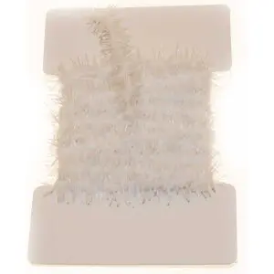 Rubber Leg Chenille - White