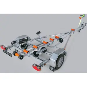 Alternative view of Respo 80 Km/h Bromsad båttrailer båtar upp till 5,6m