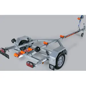 Alternative view of Respo 80 Km/h båttrailer båtar upp till 5,1m Bladfjädring