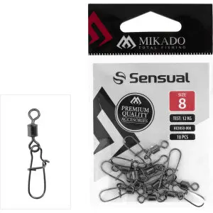 Mikado Beteslås Fastlock Snap Med Lekande 10-pack