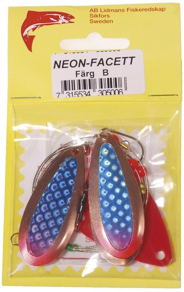 Släp Neon-Facett Färg: Blå