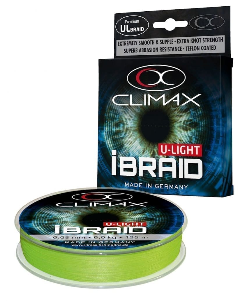 Climax U-light iBraid 0,06mm 135 m chartreuse flätlina