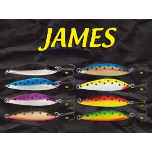 James 8,3cm 21g, fiskedrag