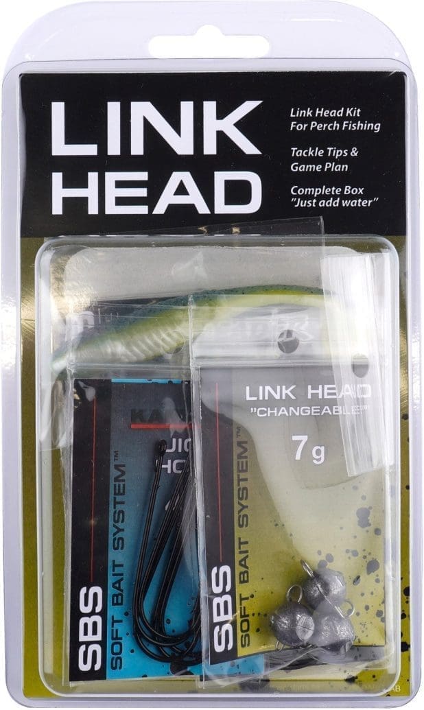 Kit som innehåller allt man behöver för att fiska med metoden Link Head.