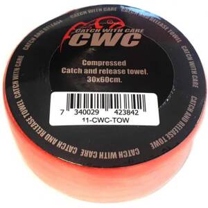 CWC Catch & Release Towel Red är en extremt kompakt handduk som enkelt får plats i fiskeväskan. En handduk i synlig färg som endast tar plats som en hockeypuck!