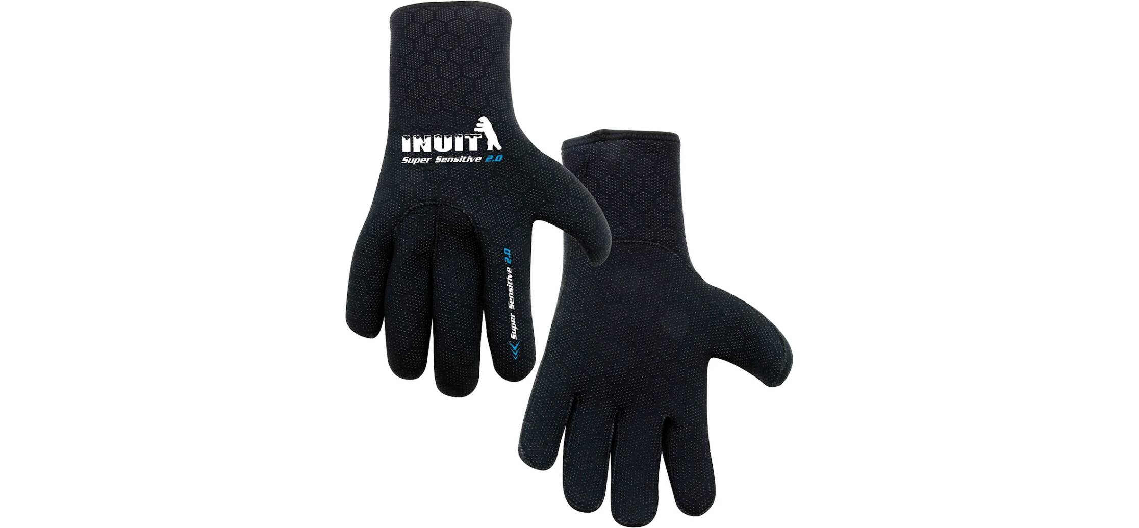 Inuit Super Sensitive -handskarna är endast 2mm tjocka! Utmärkta för kalla och våta omständigheter när du behöver utföra precisionskrävande arbeten