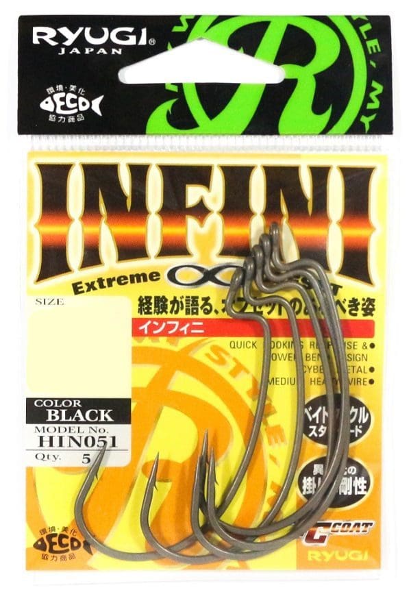 Infini Extreme från Japanska Ryugi är en offsetkrok som är byggd på ett kraftfullt Cyber Metal gods som klarar av tuffa tag.