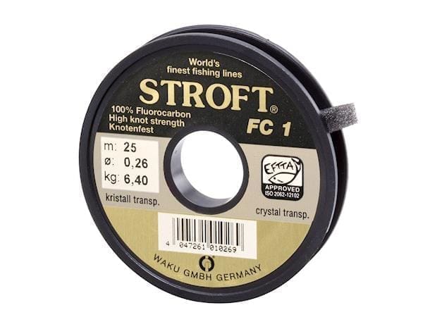 Stroft FC 1 er helt i toppen hva bruddstyrke angår på liner som er produsert i 100% fluorokarbon.