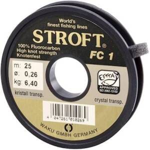 Stroft FC 1 er helt i toppen hva bruddstyrke angår på liner som er produsert i 100% fluorokarbon.