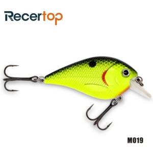 Square Bill Rolling dras igång Crankbait fiskedrag Kits