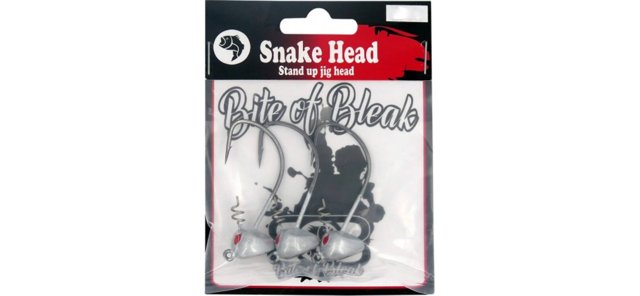 Bite of Bleak Snake head Standup Jighead 10g 4/0