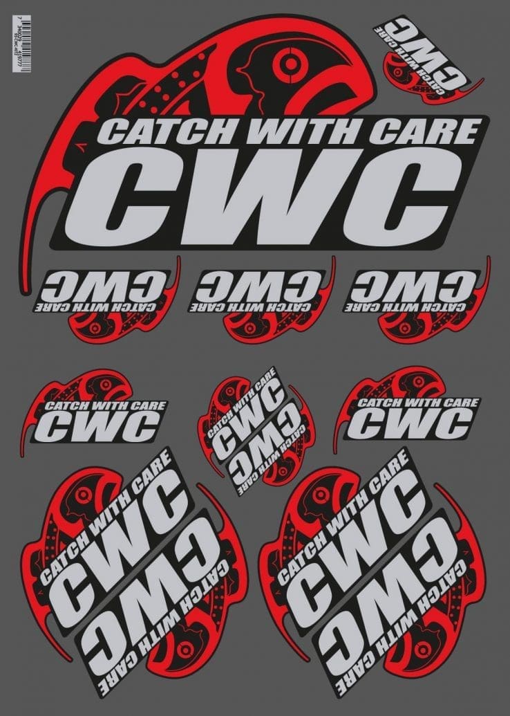 Stickers kit med CWC loggan i olika storlekar!