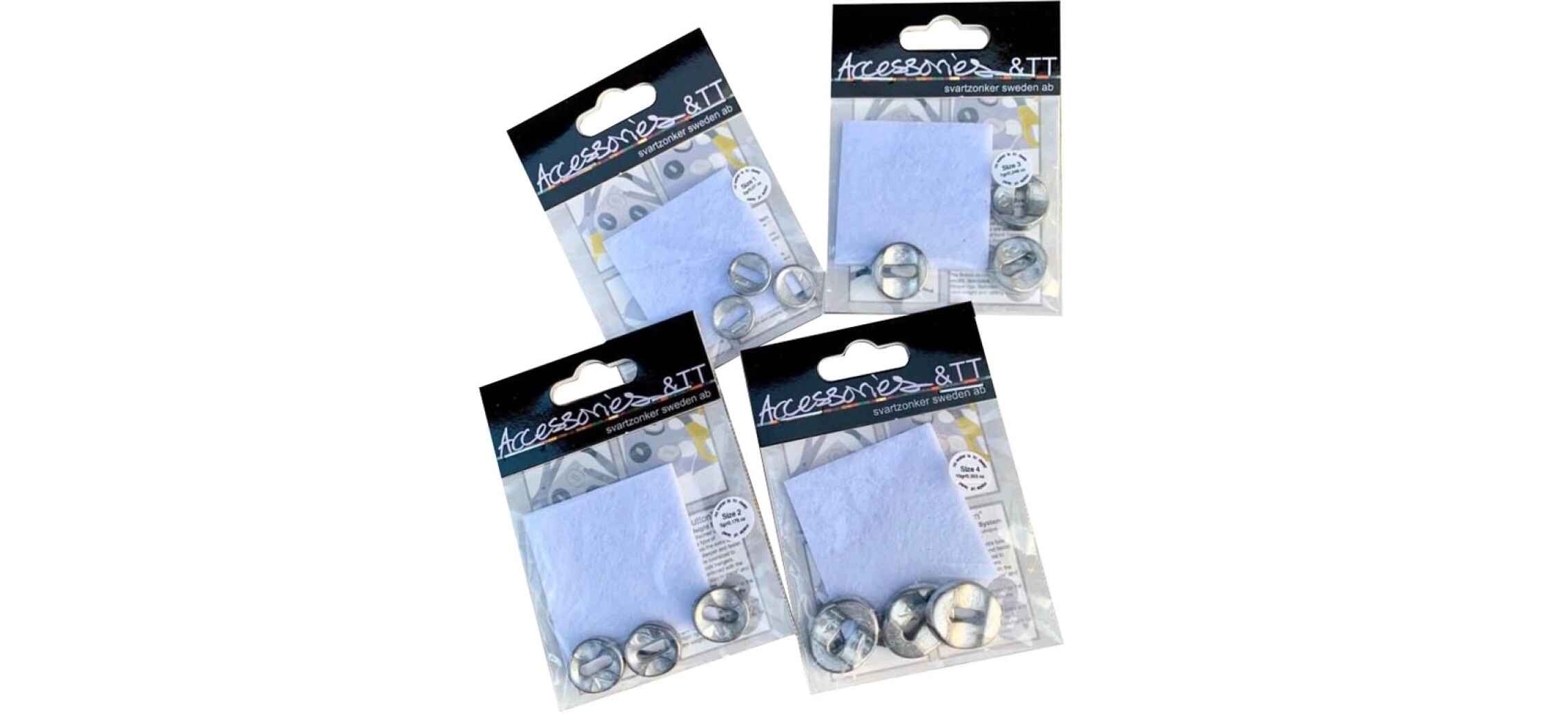 Svartzonker The Button Hardbait Weight System (3-pack) - 2g