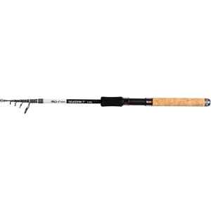 telescopic graphite rod with handle in natural cork and EVA