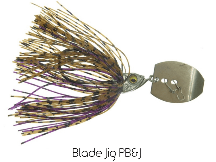 Blade Jig är ett chatterbait med skalle i tungsten.