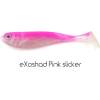 eXoshad är gjord i en riktigt mjuk gummiblandning och passar bäst tillsammans med en traditionell jiggskalle i storlek 4/0 - 5/0 eller med en cheburashka-skalle/linkhead med tillhörande krok.