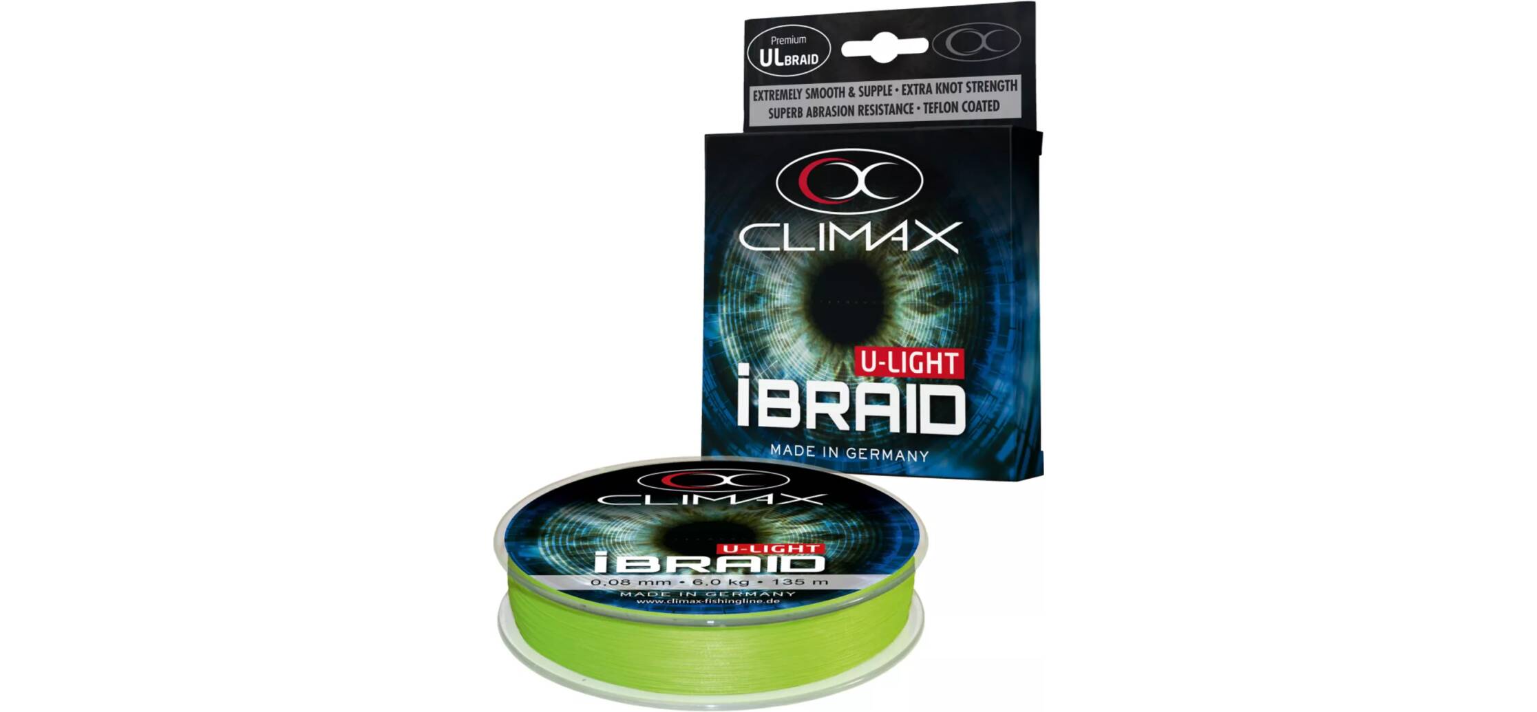 Climax Ibraid U-Light Chartreuse 135 m 7,5kg 0,10mm