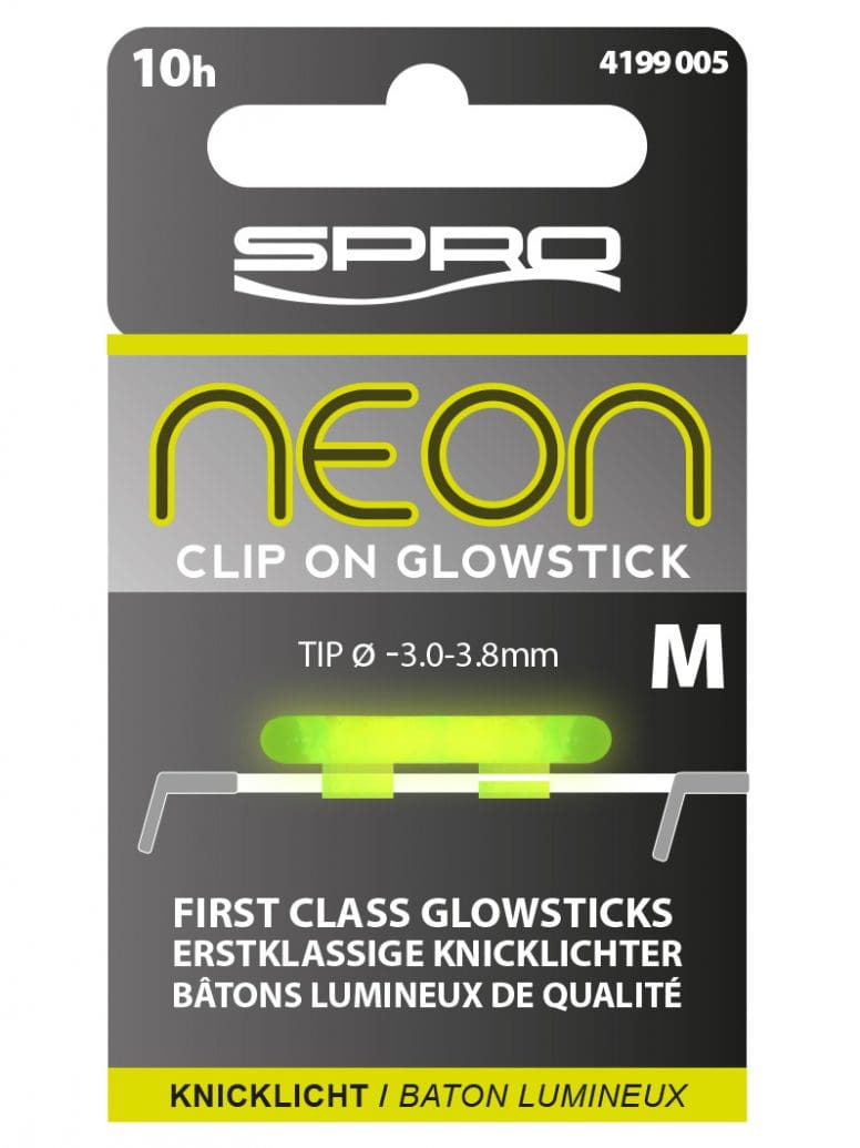 SPRO Neon Clip On Glow Sticks #M Grön