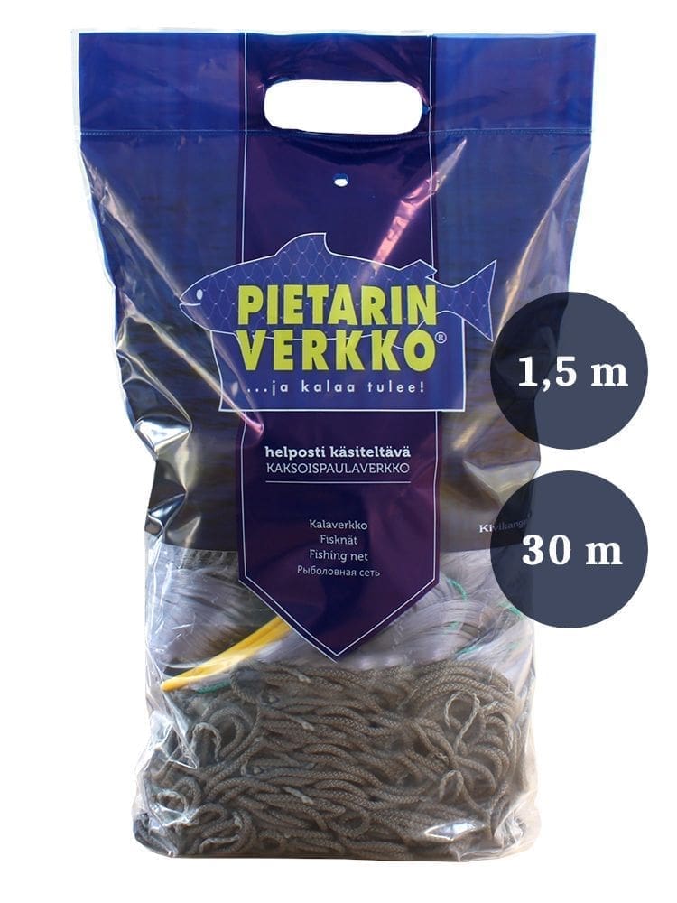 Pietarin Verkko, fiskenät 50x1,5x0,17/30 m