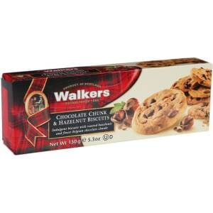 Walkers Chokladbit & Hasselnötskex 150g