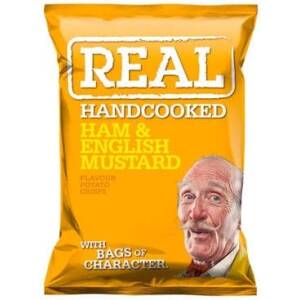 Real Ham & English Mustard Crisps 35g