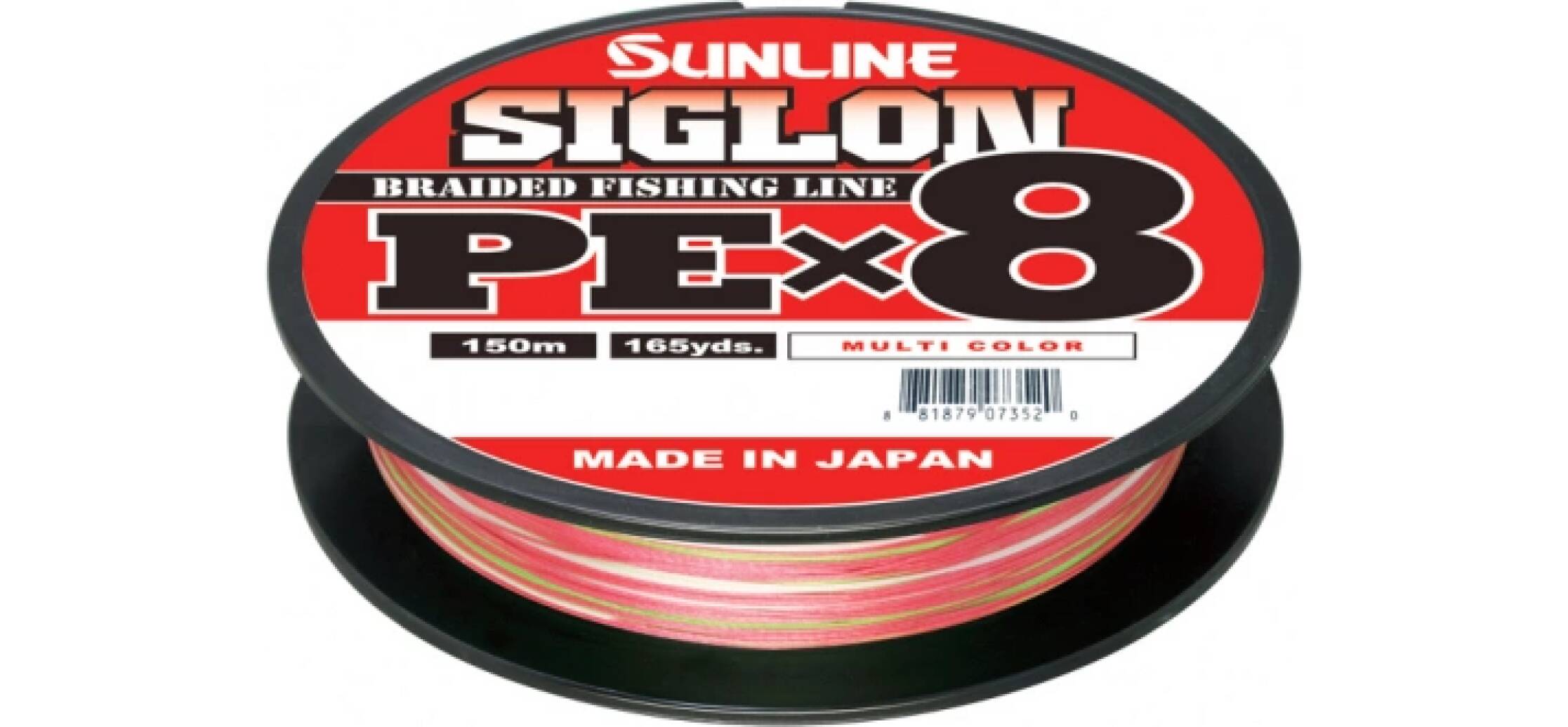 Sunline Siglon PE X8 Braid, Multi Color 22kg 150m - 0.296mm