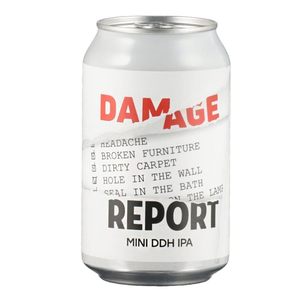 Lehe Damage Report lättöl alkohol 3,3% 330ml, Mini DDH IPA