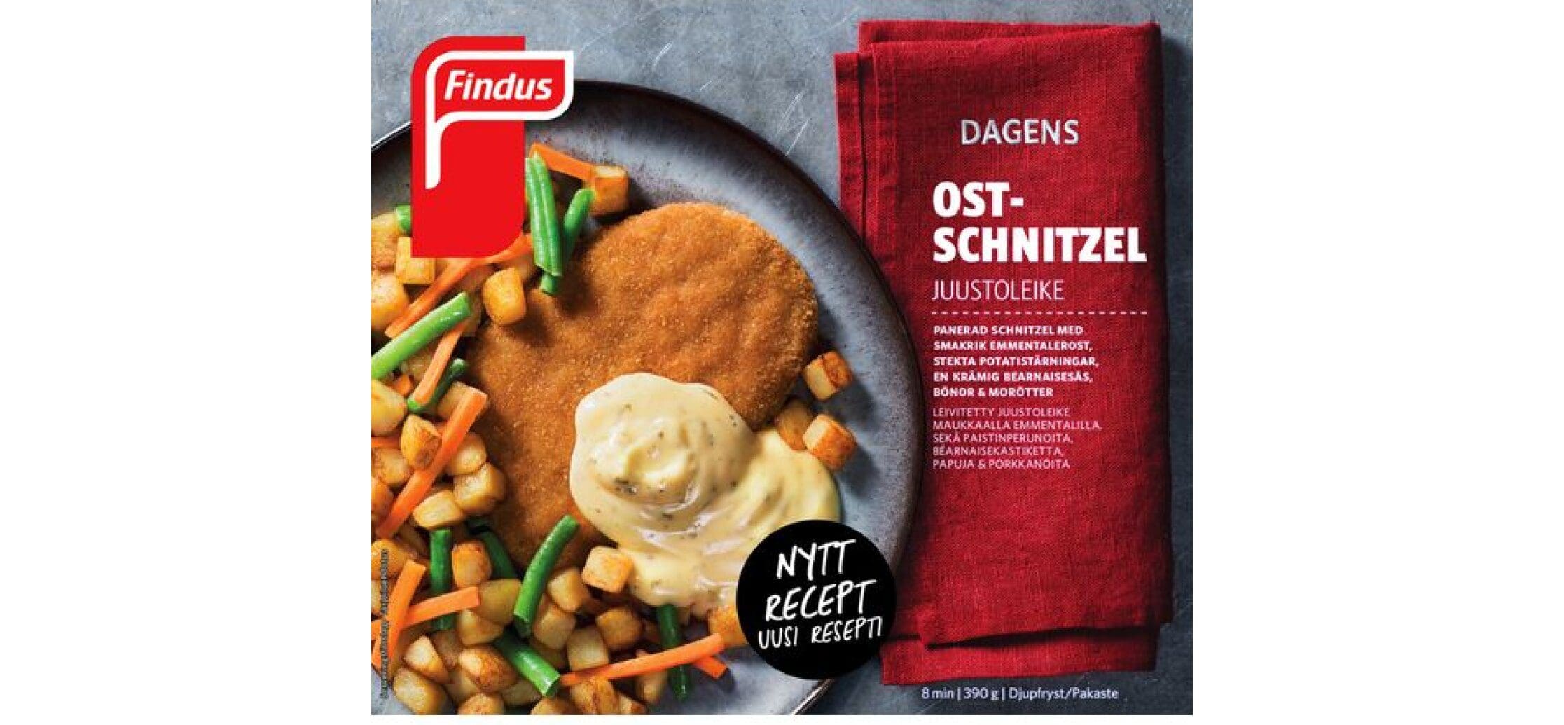 Ostschnitzel fryst - portionsrätt