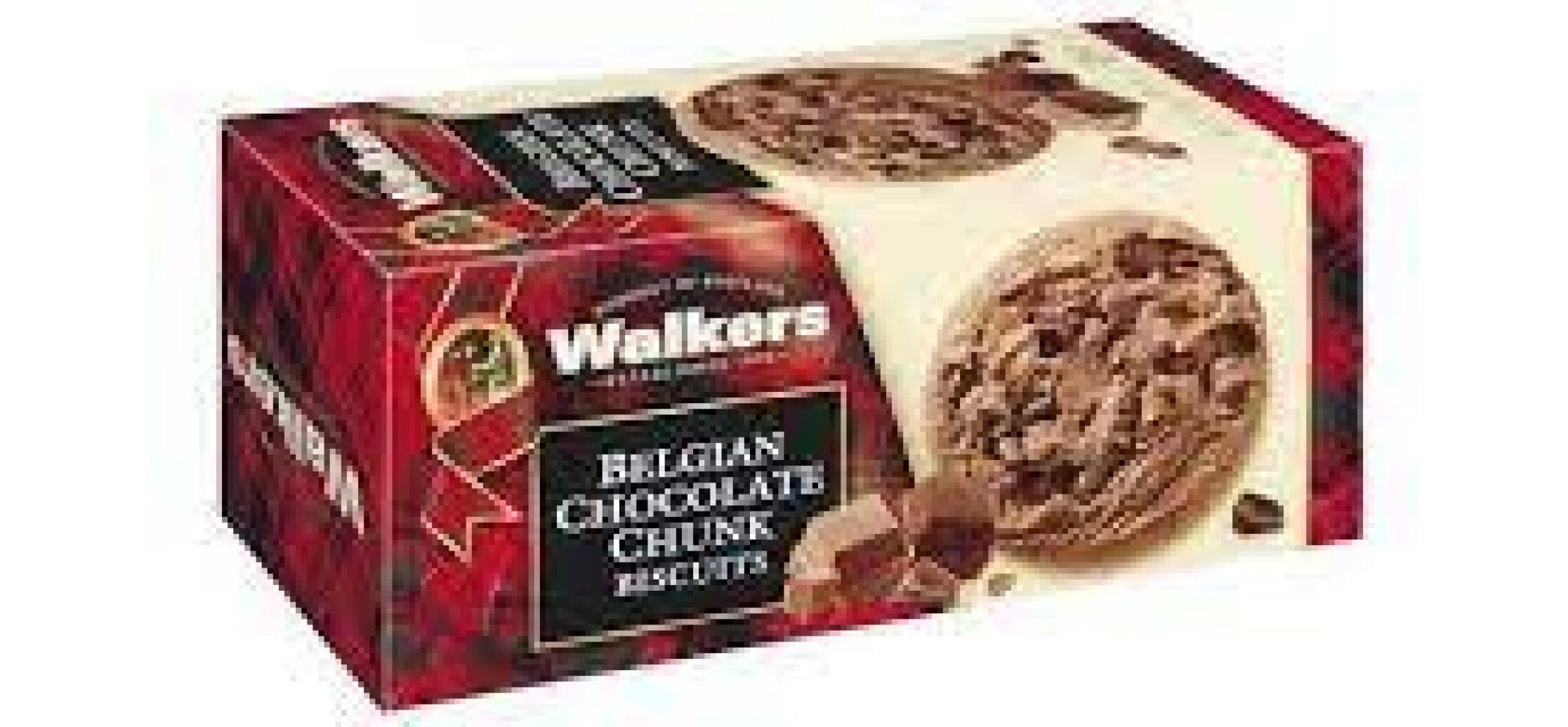 Walkers Belgian Chocolate Chunk Biscuits