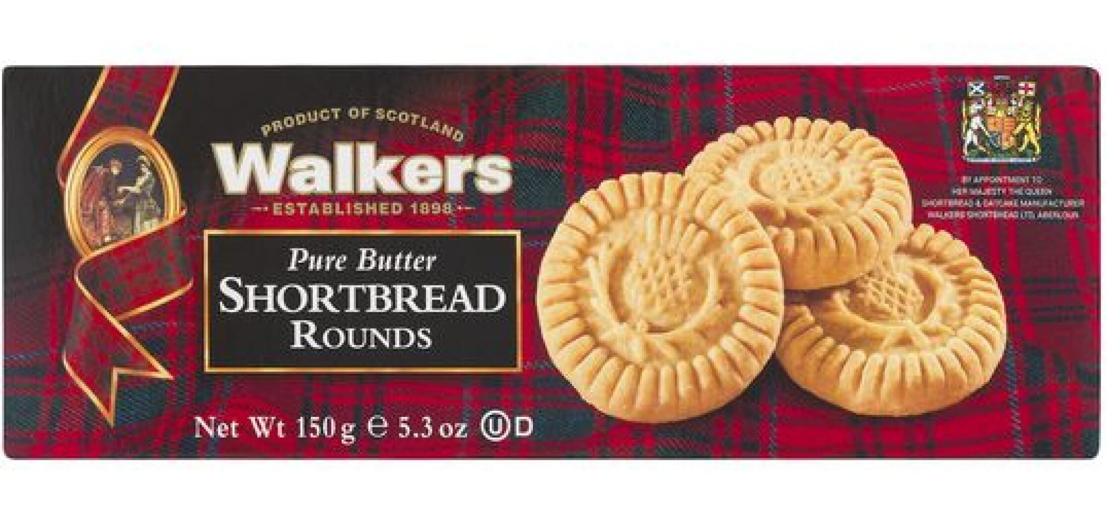 Walkers Pure Butter Shortbread Rounds