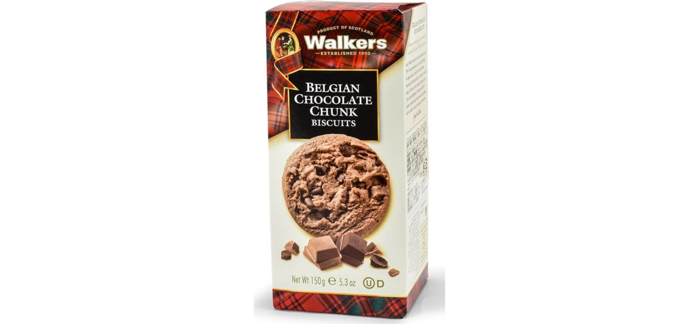 Walkers Belgian Chockolate Chunk Biscuits