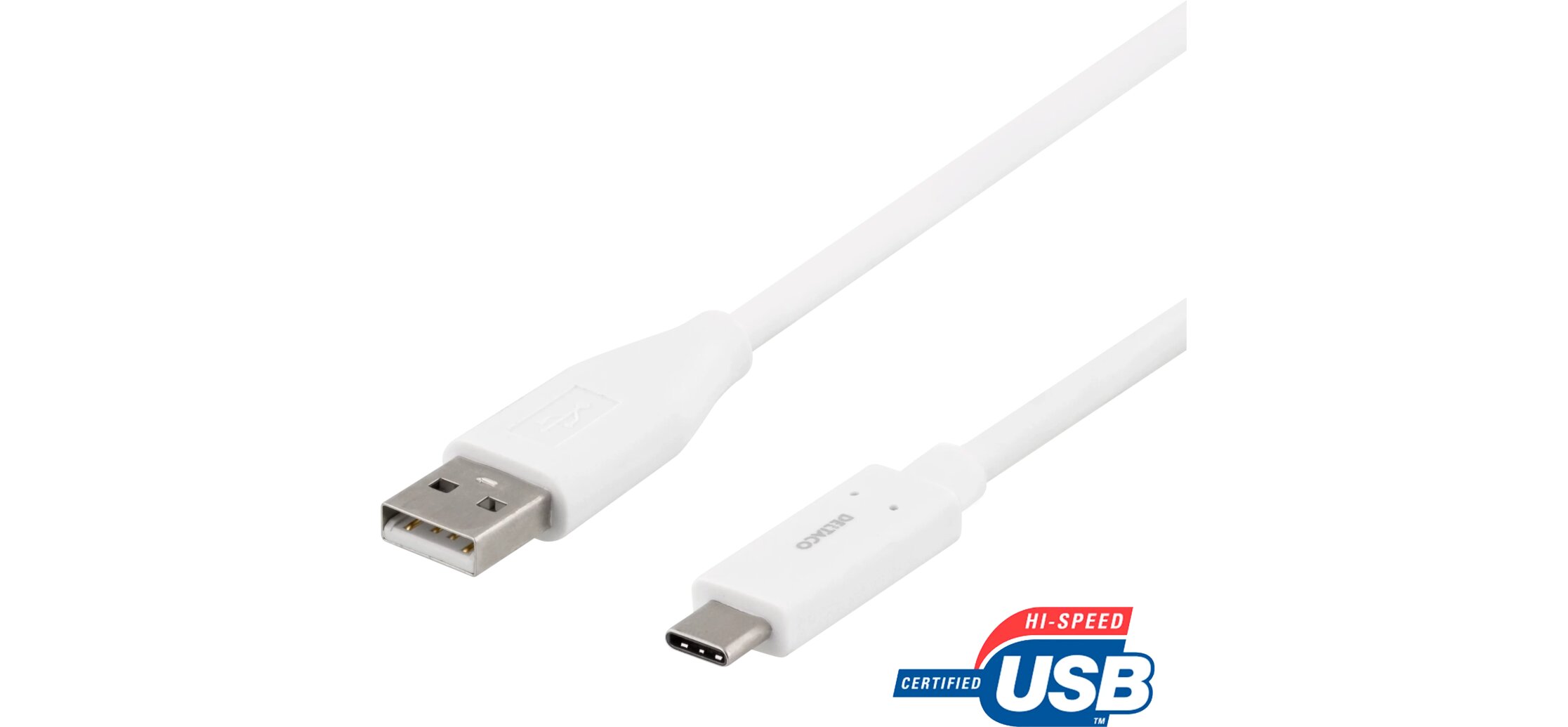 Laddkabel USB C till USB A USB 2.0 2 Meter