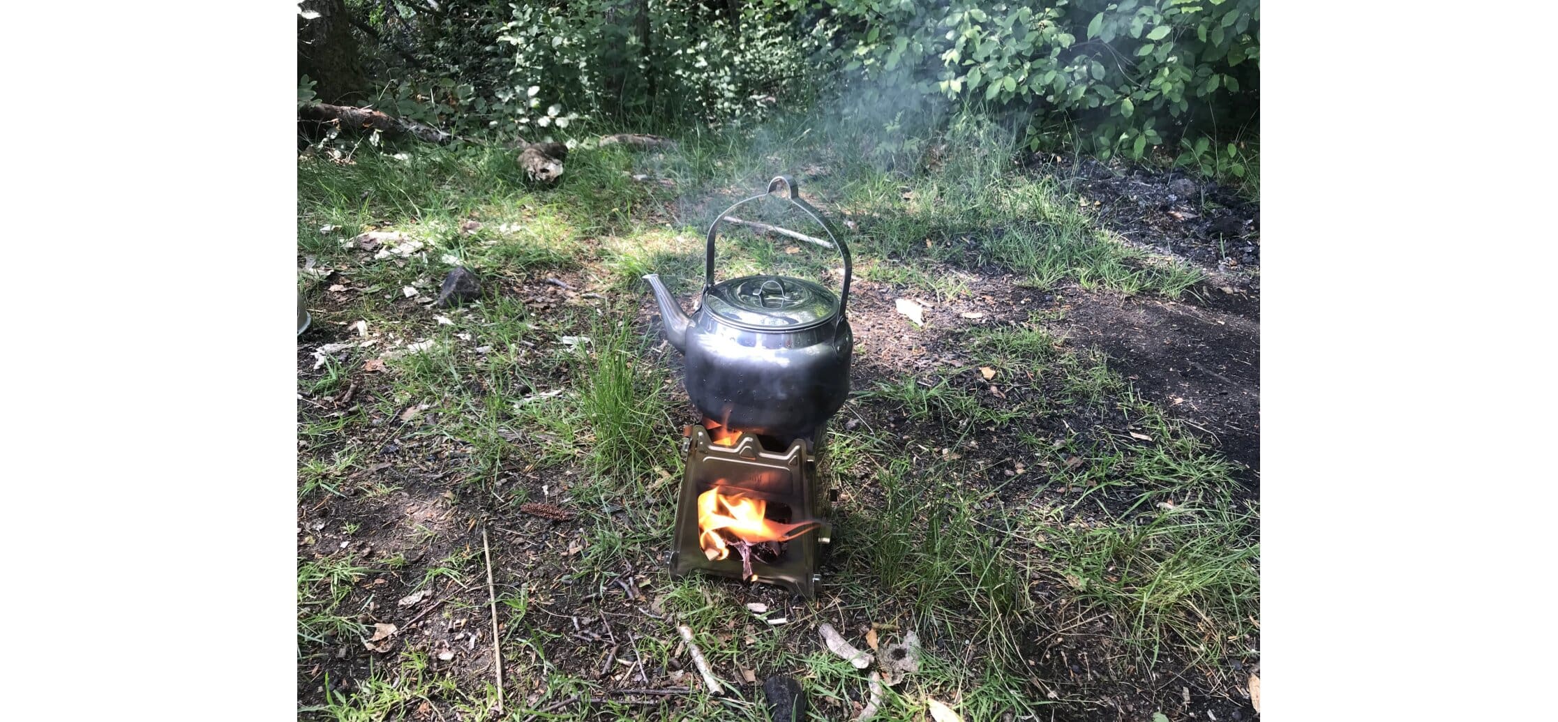 Briv Utomhus Vedspis Rostfri Med Väska - Bild 3