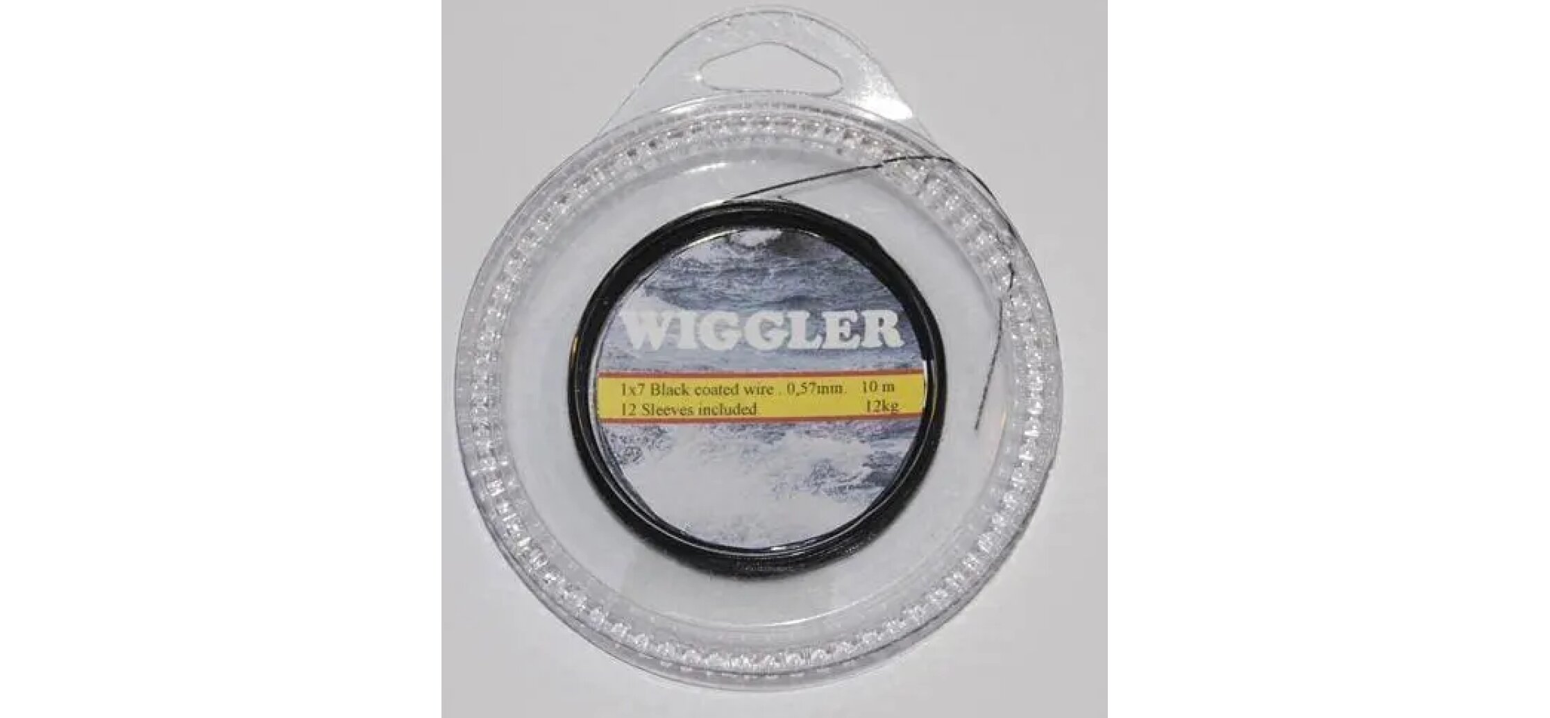 Wiggler 1x7 Black Coated Wire 0,45mm 10m 7kg