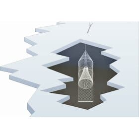 Stående lakryssja 1,5 m